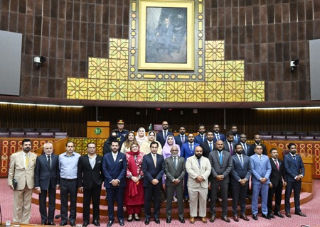 Islamabad 22.09.2026: Speaker of the People's Majlis of Maldives Mr. Abdul Raheem Abdulla called on Speaker National Assembly Sardar Ayaz Sadiq at Parliament House.